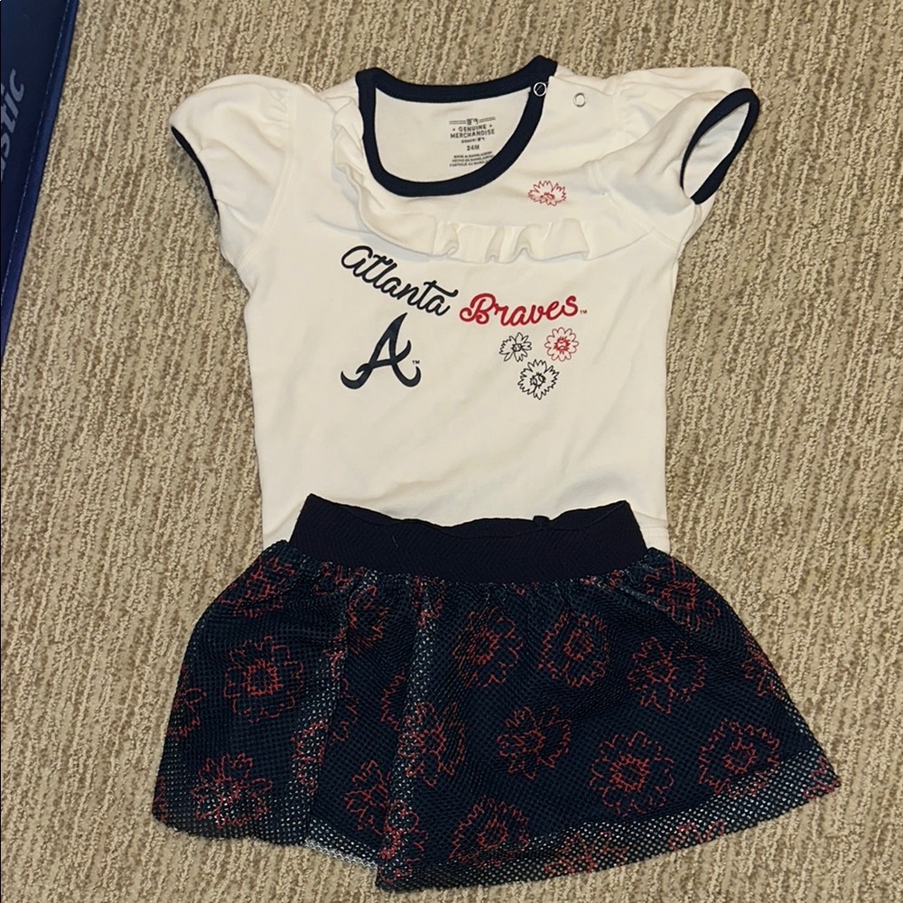 Atlanta Braves Baby Outfit